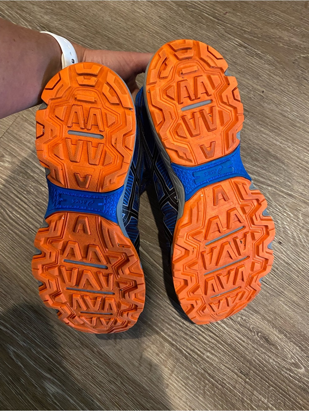 ASICS Gel Venture 7 Trail Running Shoes Blue Orange Men’s Size 9